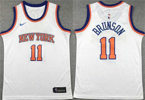 Youth New Yok Knicks #11 Jalen Brunson White Association Edition Stitched Swingman Jersey,We sell and wholesale Youth New Yok Knicks #11 Jalen Brunson White Association Edition Stitched Swingman Jersey on line form chian!